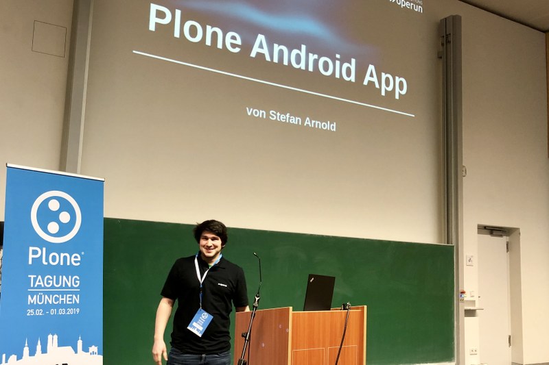 Live-Präsentation der neuen Plone Android App